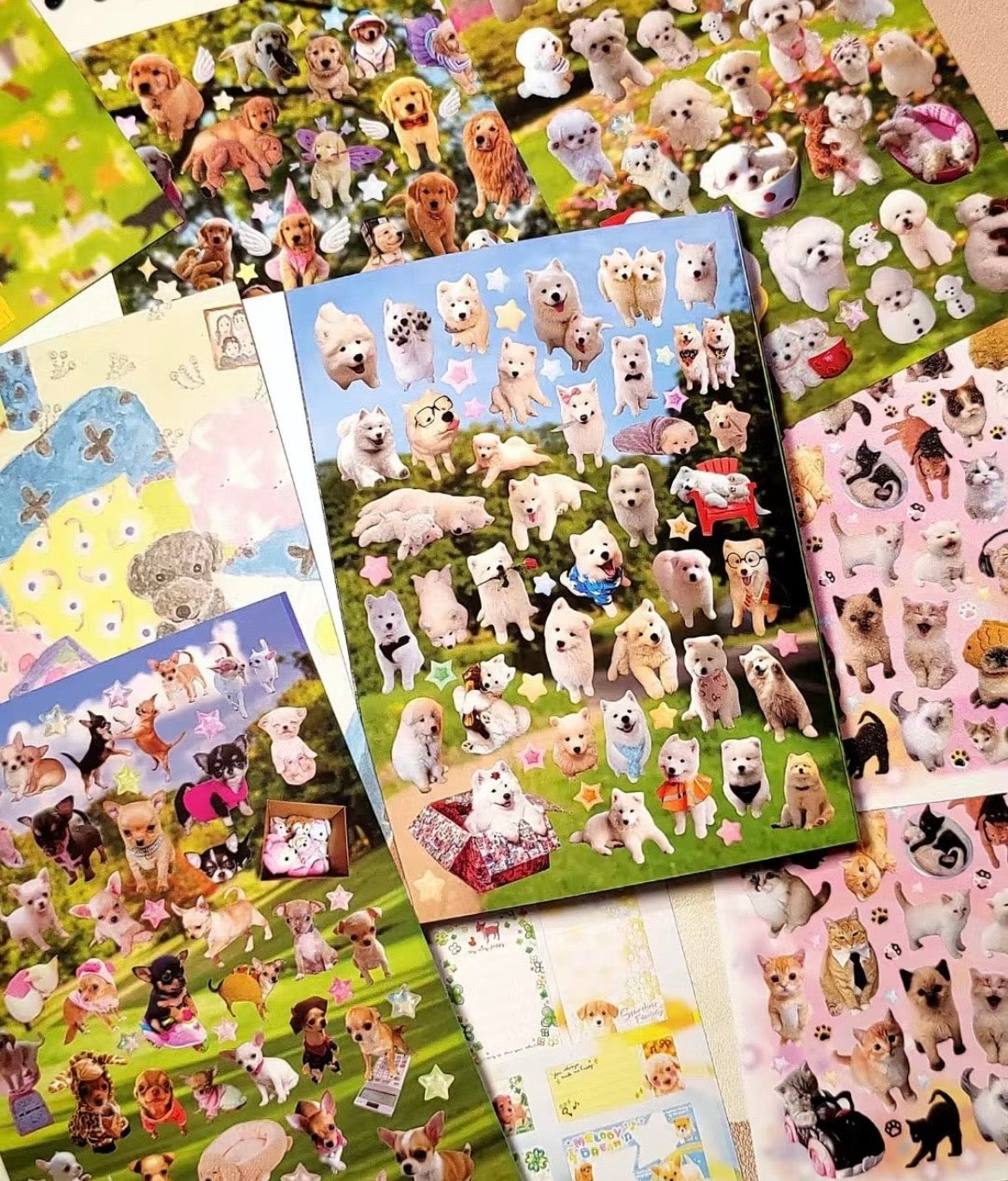 【Pre-Order】30Pages Little Dog Sticker Book