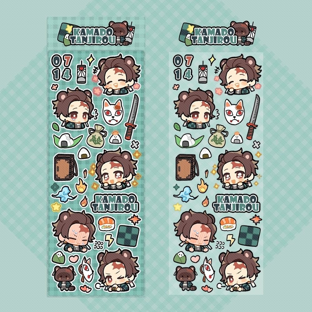 Demon Slayer Stickers Set Of 7