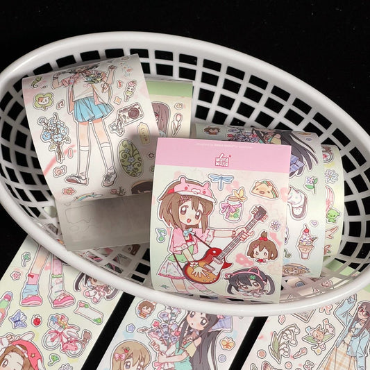 13.78inches K-ON! Sticker Roll