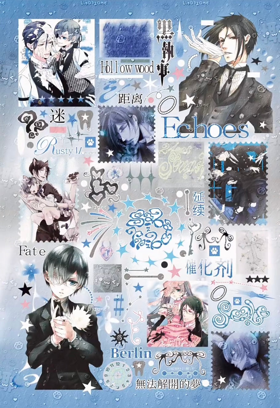 【Pre-Order】A Mix of 35 Anime Sticker Book(Single Pages Can Be Purchased Individually)