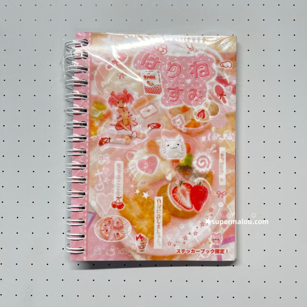 30Pages Macaron Pink Sticker Book
