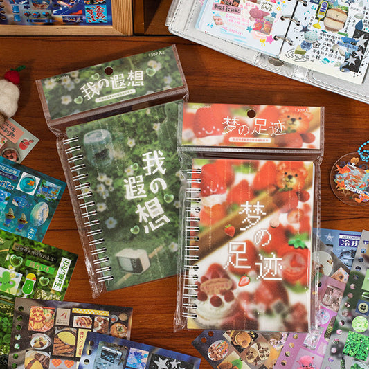 30Pages Time Story Japanese Sticker Book