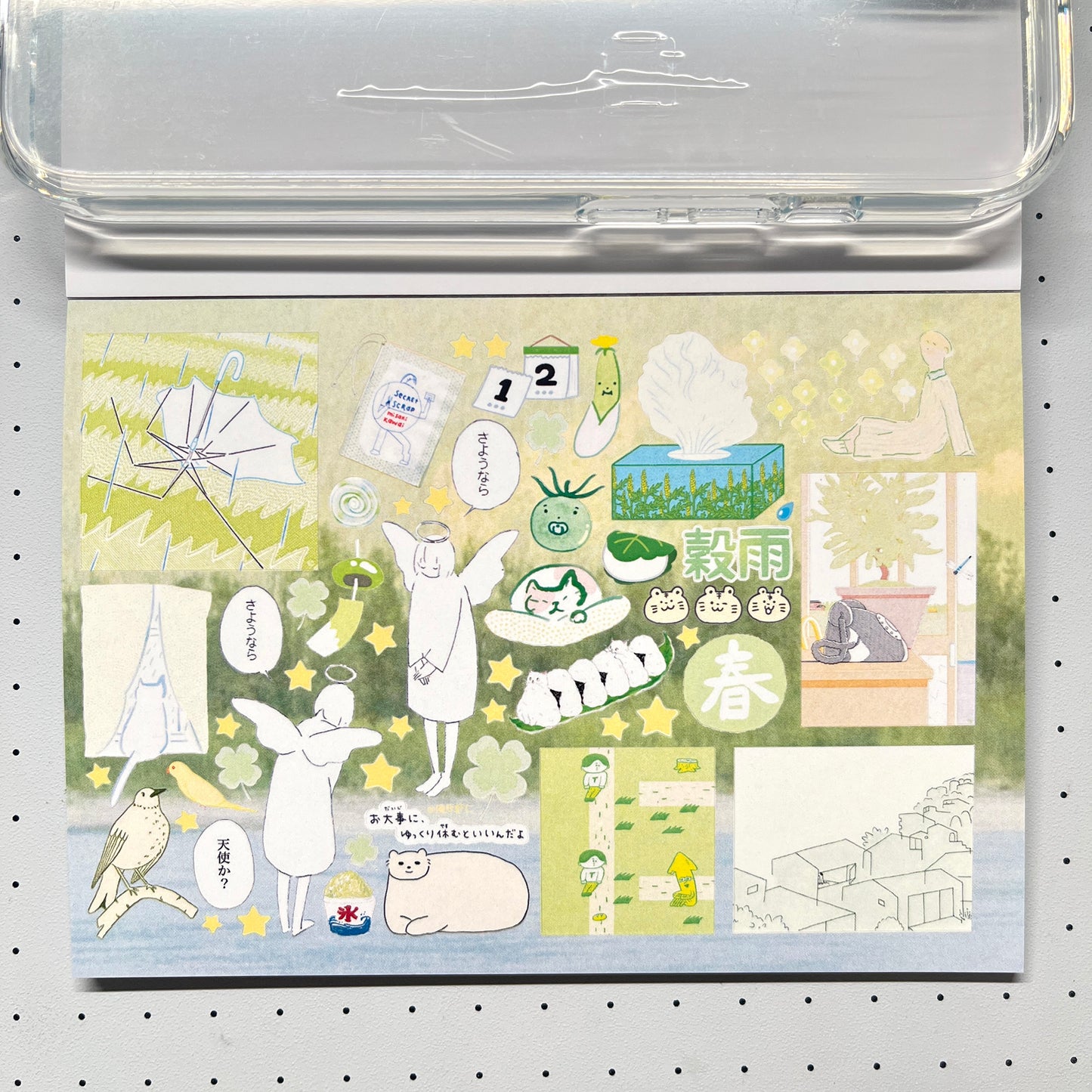 【Limited Edition 9】Steal a moment of leisure Sticker Book Handmade Sticker Phone Case