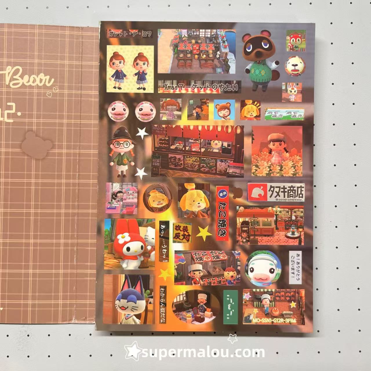 32Pages Cute Bear Dairy Sticker Book