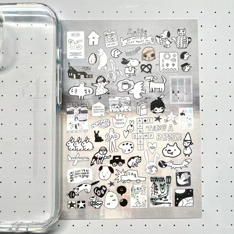 【Limited Edition 5】Salty Daydream Sticker Book Handmade Sticker Phone Case