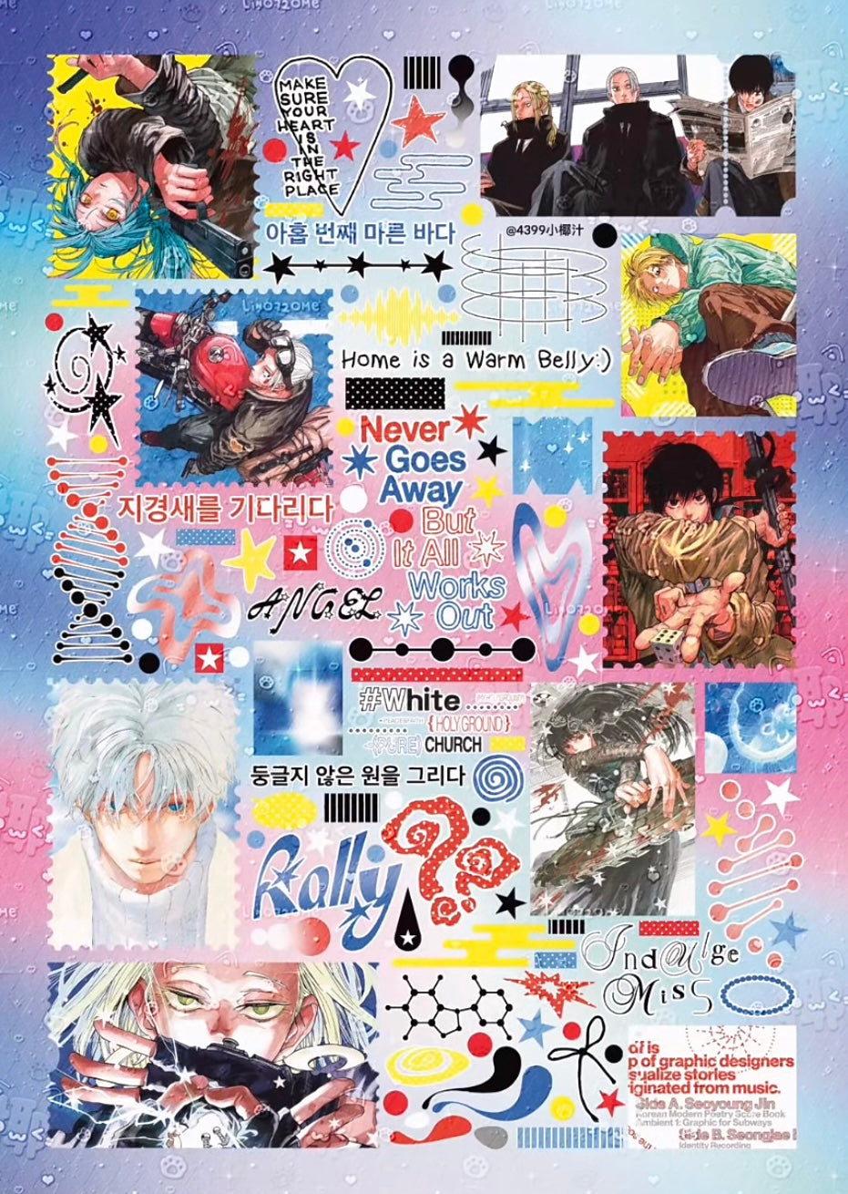 【Pre-Order】A Mix of 35 Anime Sticker Book(Single Pages Can Be Purchased Individually)