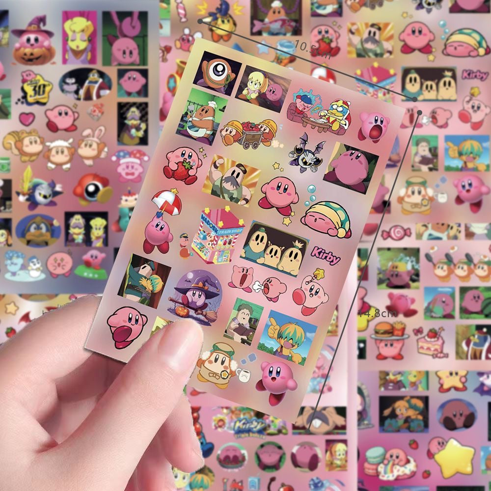 8 Sheets Kirby Stickers