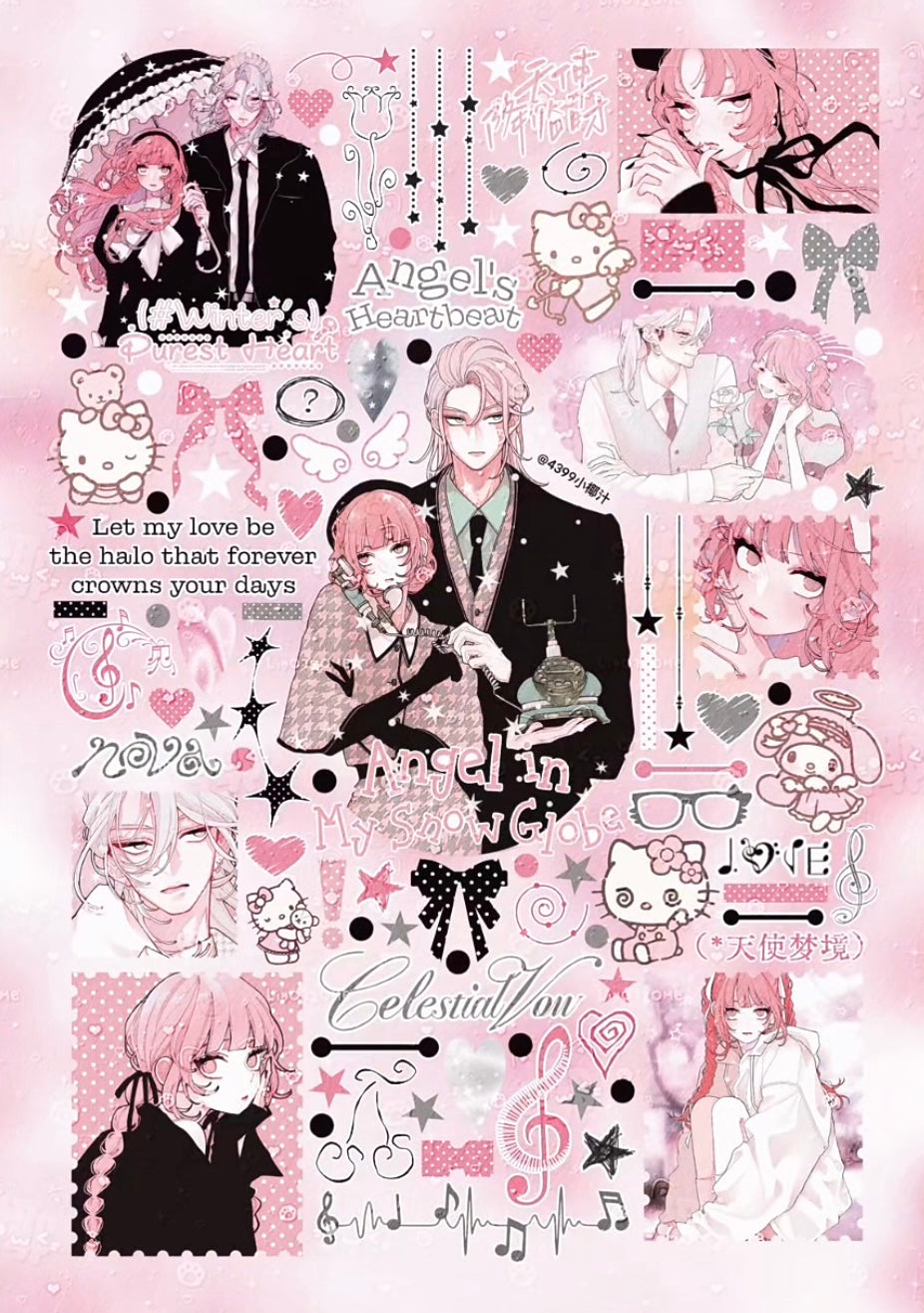 【Pre-Order】A Mix of 35 Anime Sticker Book(Single Pages Can Be Purchased Individually)