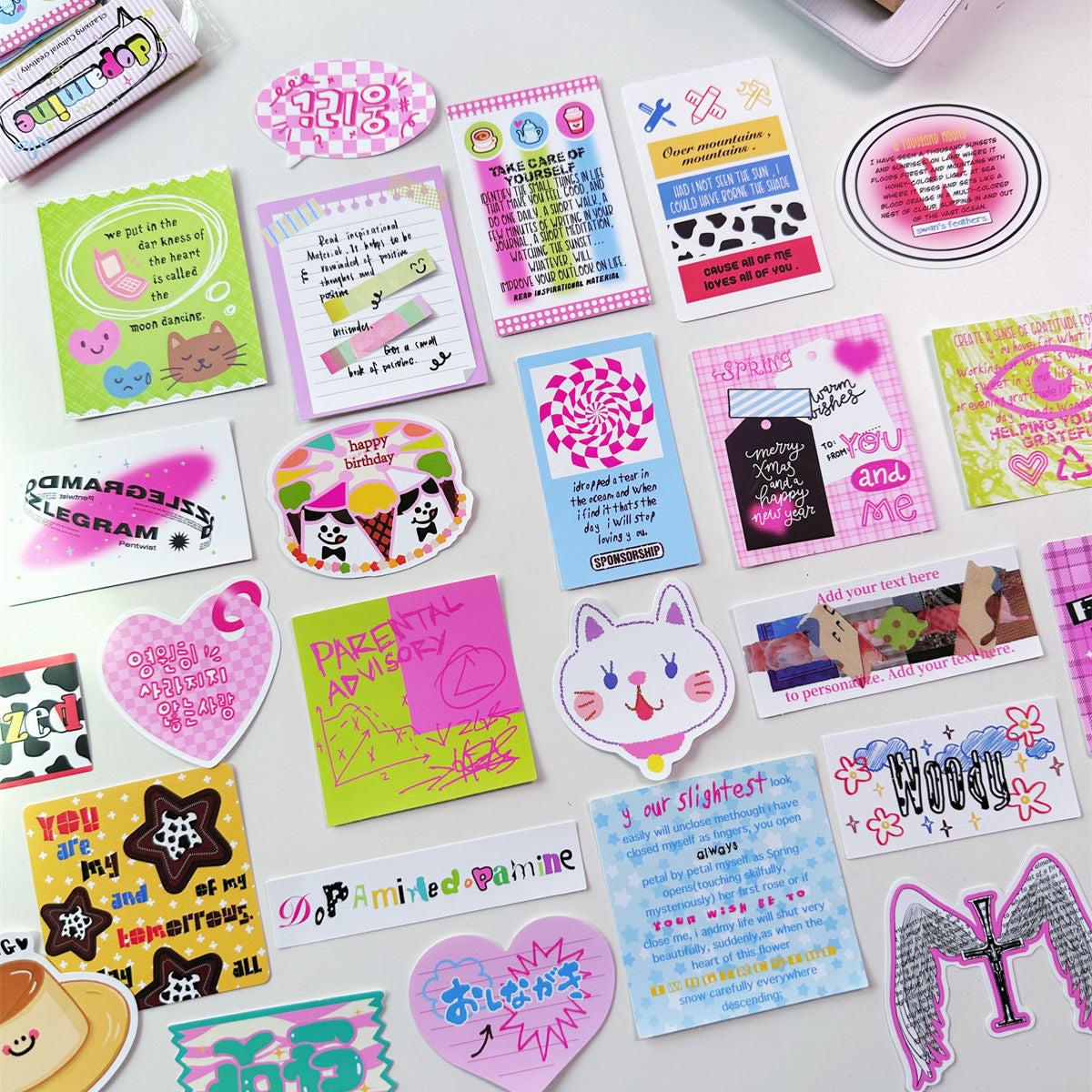 35Pcs Dopamine Sticker Pack