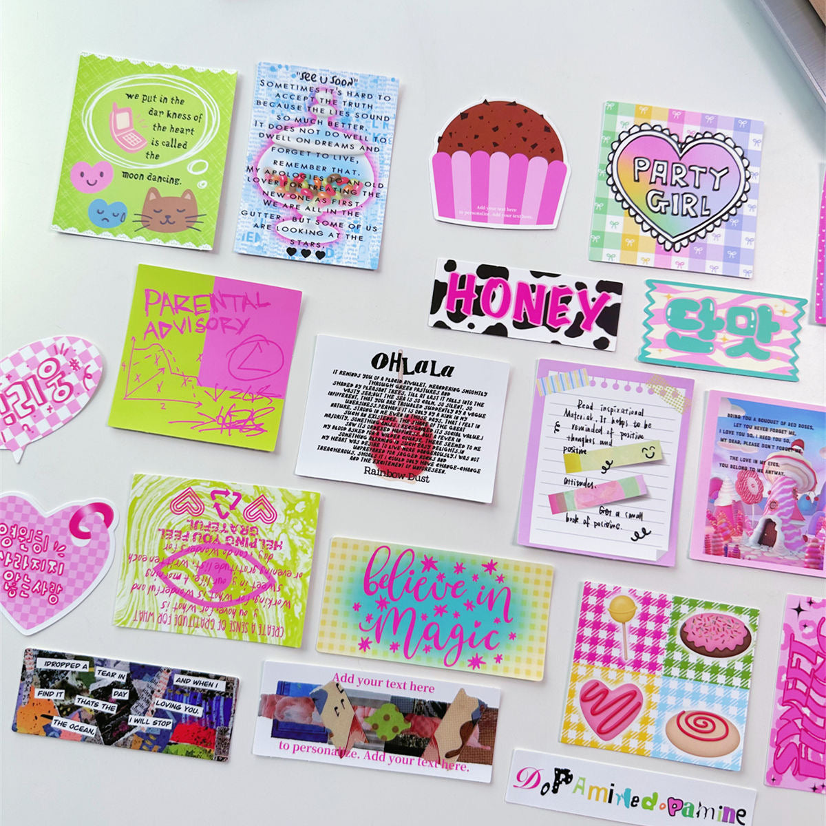 35Pcs Dopamine Sticker Pack