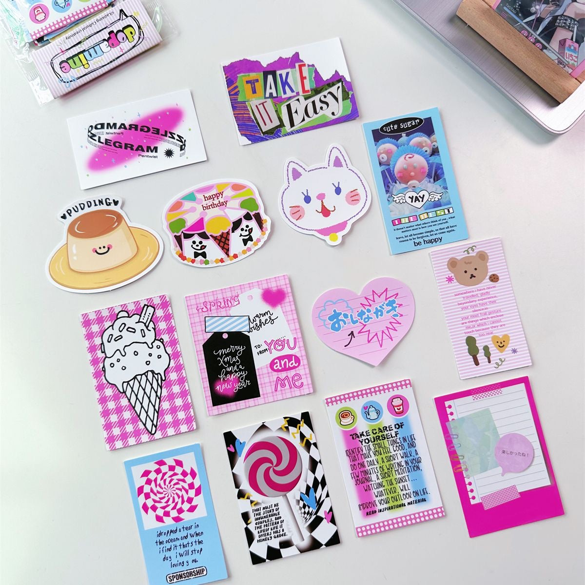 35Pcs Dopamine Sticker Pack