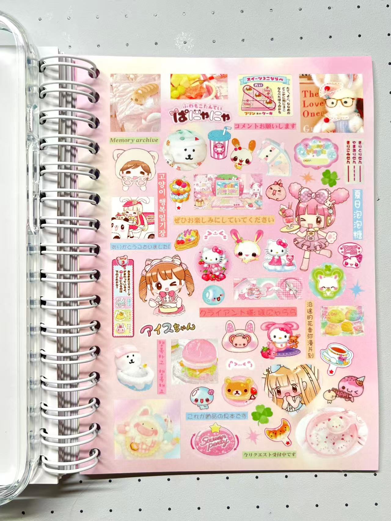 【Limited Edition 11】Cream Fantasia Sticker Book Handmade Sticker Phone Case