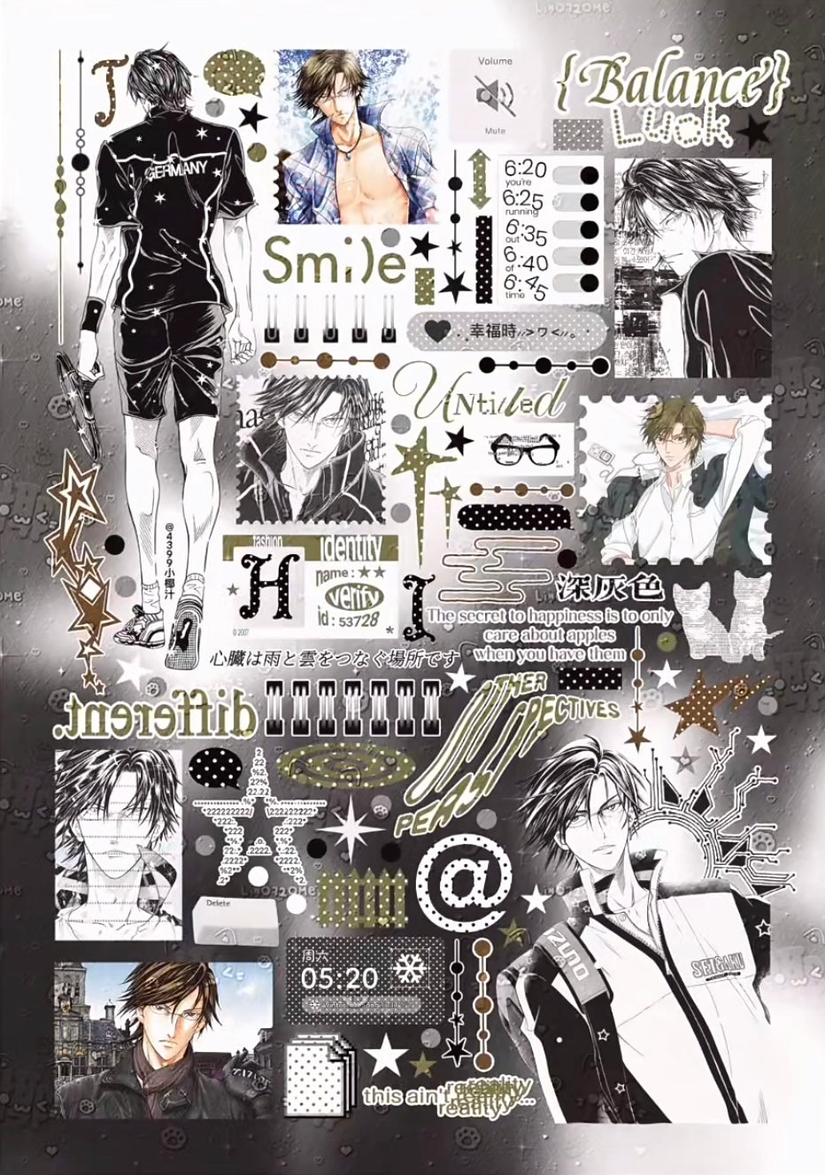 【Pre-Order】A Mix of 35 Anime Sticker Book(Single Pages Can Be Purchased Individually)