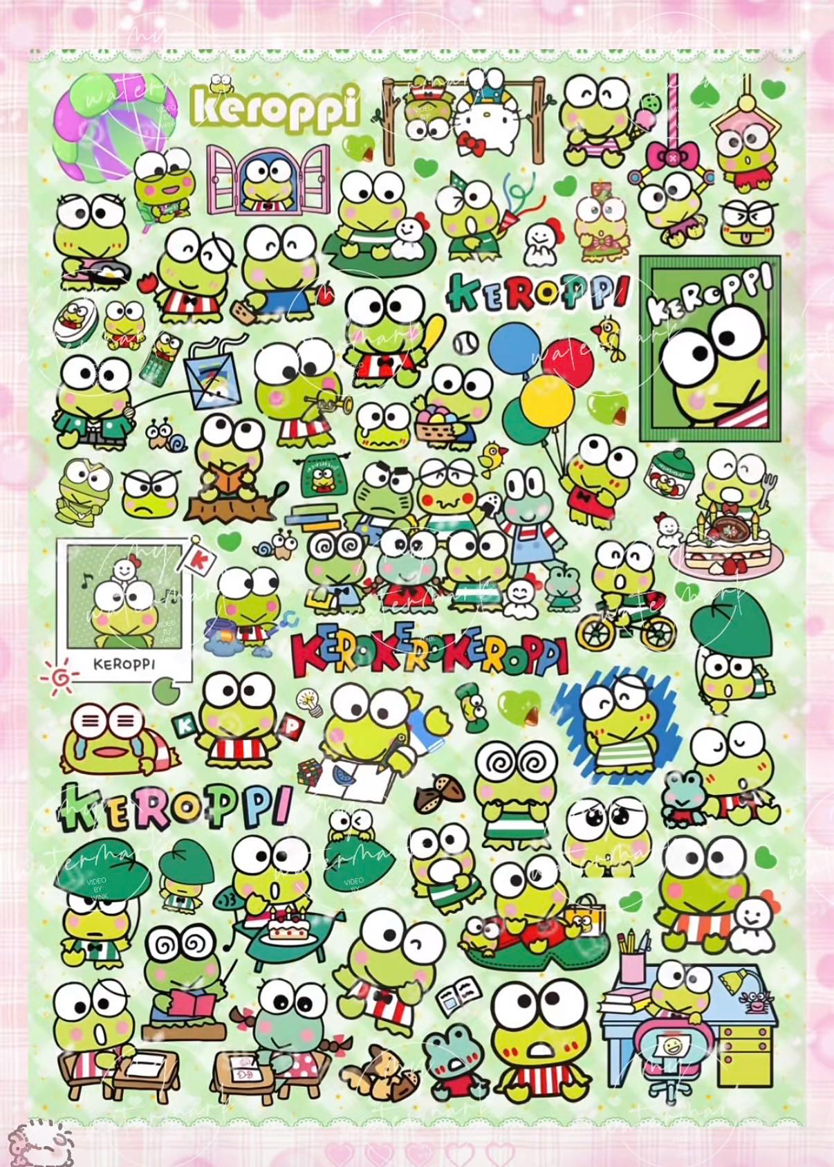 【Pre-Order】Wonderland Shop Sticker Book(Single Pages Can Be Purchased Individually)