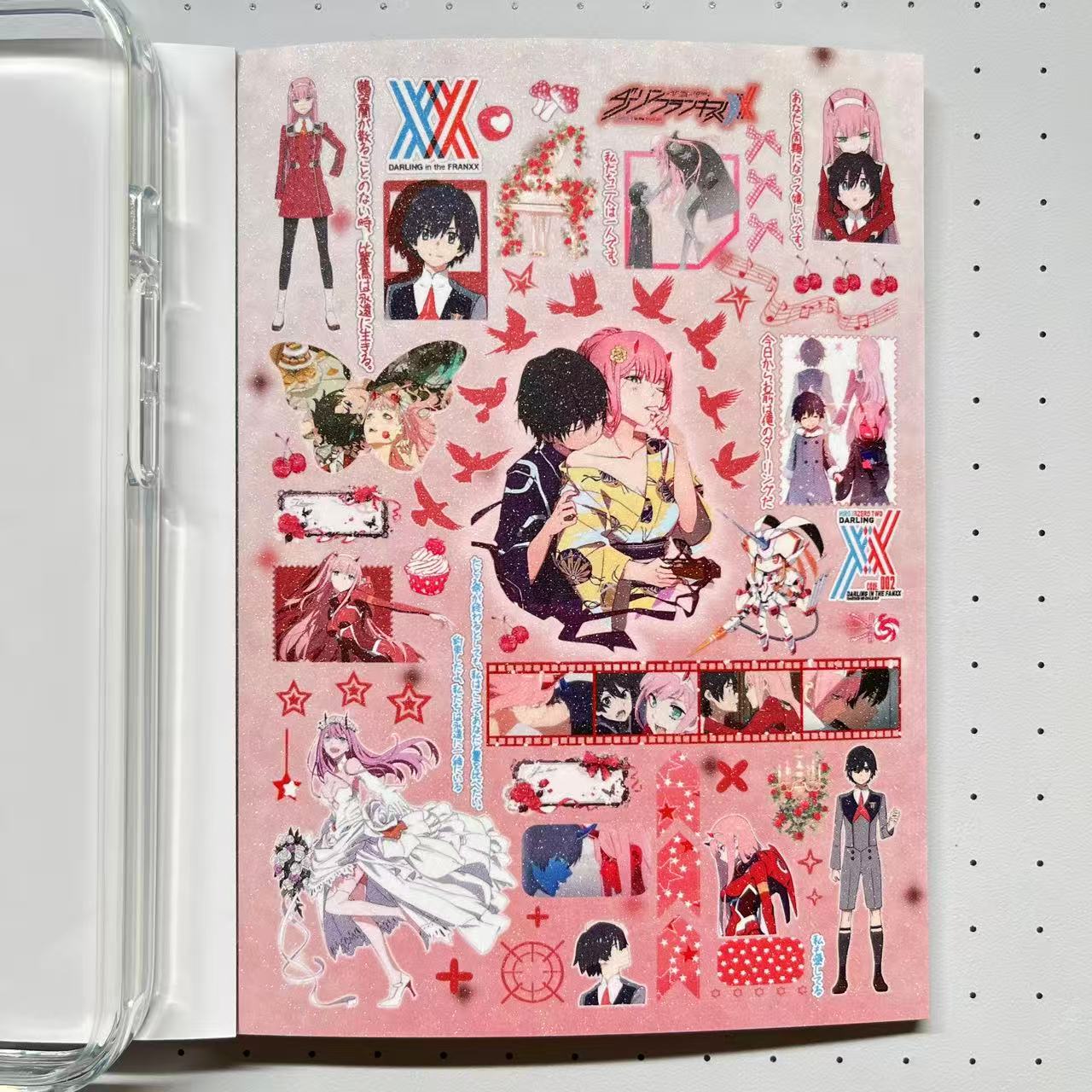 【Limited Edition 12】Chronicle Of Time's Love Sticker Book Handmade Sticker Phone Case