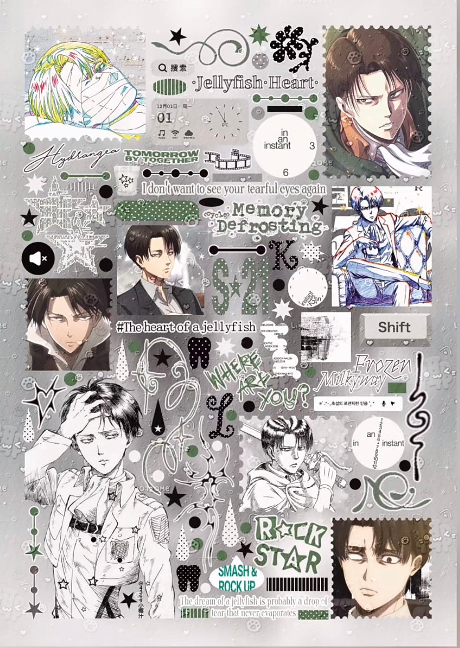 【Pre-Order】A Mix of 35 Anime Sticker Book(Single Pages Can Be Purchased Individually)
