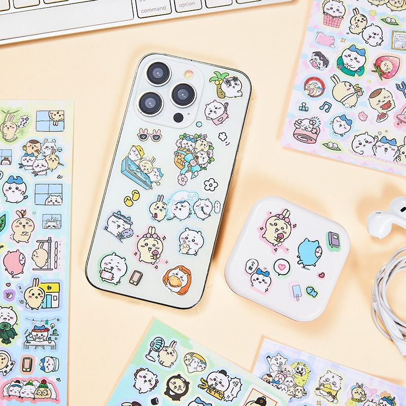 2Sheets Chiikawa Cartoon Stickers Set Of 6