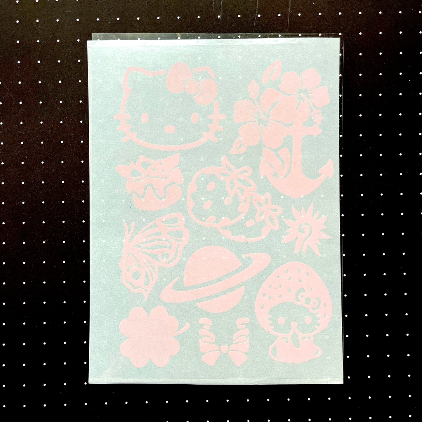 Glitter Tattoo Sticker Set
