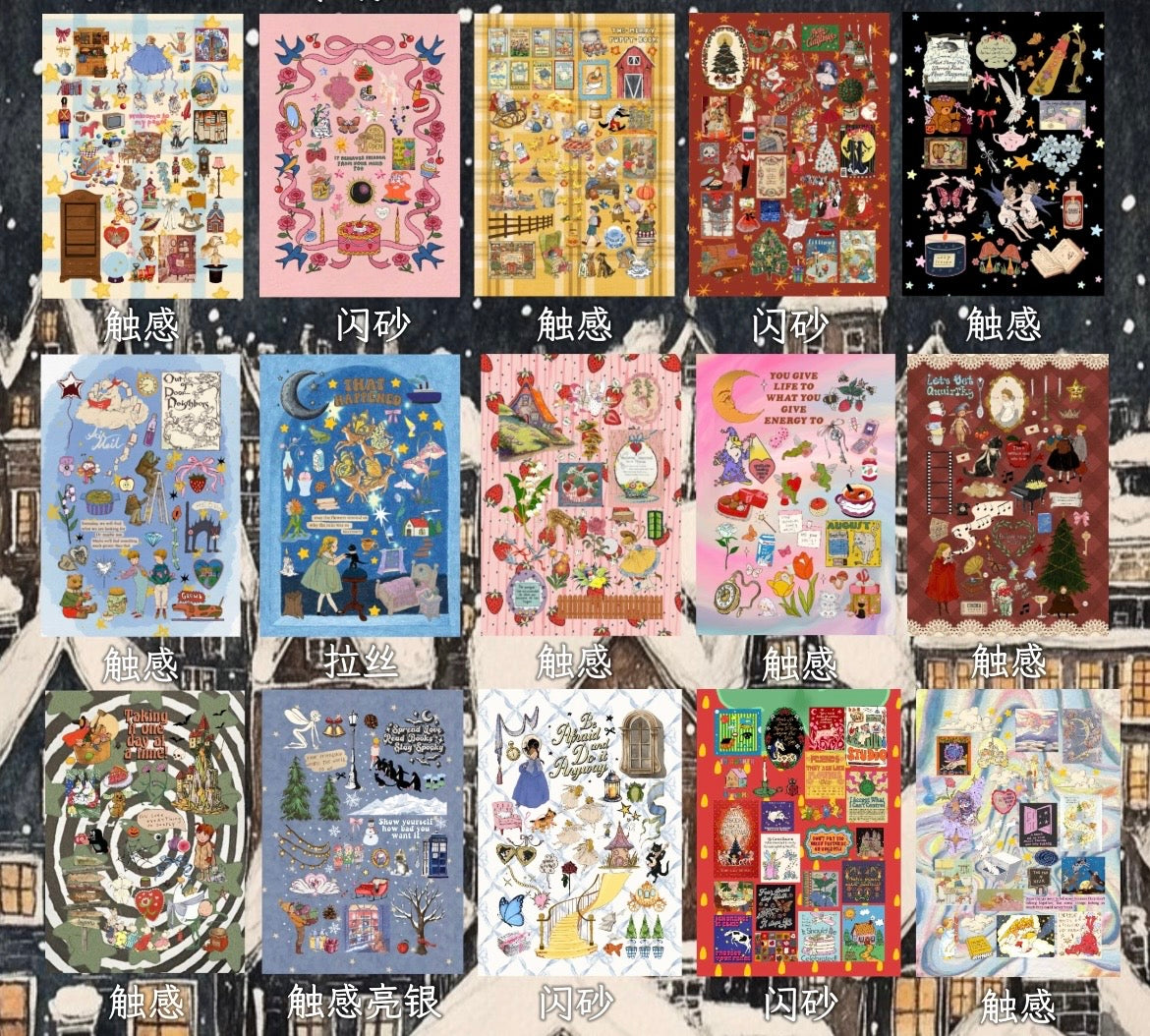 【Limited Edition】30Pages
 Lost In A Fairyland Sticker Book