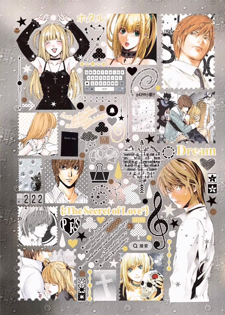 【Pre-Order】A Mix of 35 Anime Sticker Book(Single Pages Can Be Purchased Individually)