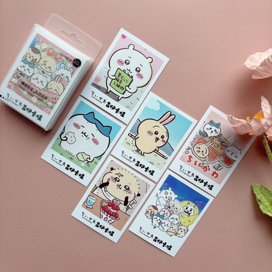 40pcs Chiikawa Lomo Cards (Not Stickers)