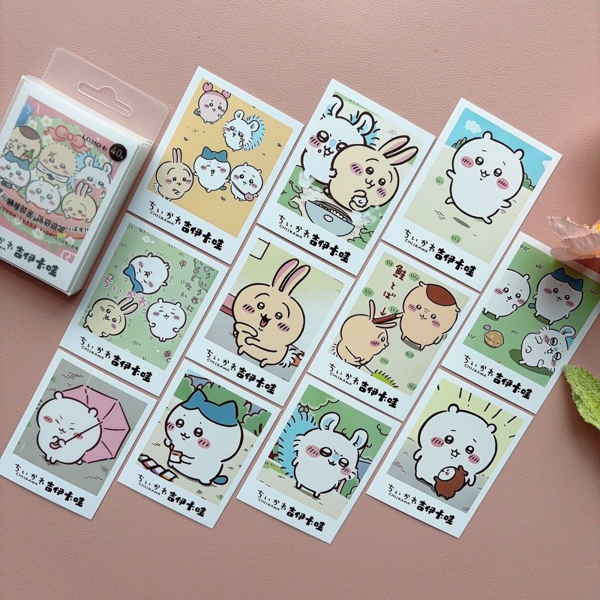 40pcs Chiikawa Lomo Cards (Not Stickers)