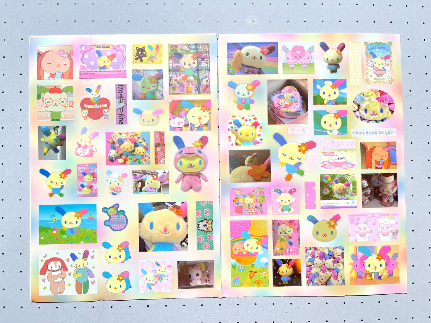 8 Sheets Usahana Stickers