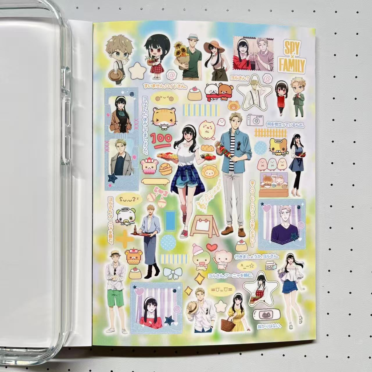 【Limited Edition 12】Chronicle Of Time's Love Sticker Book Handmade Sticker Phone Case