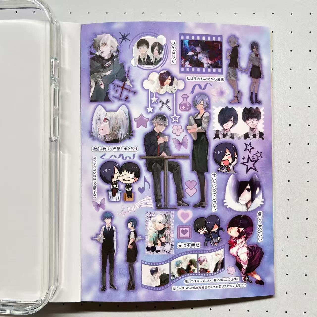 【Limited Edition 12】Chronicle Of Time's Love Sticker Book Handmade Sticker Phone Case