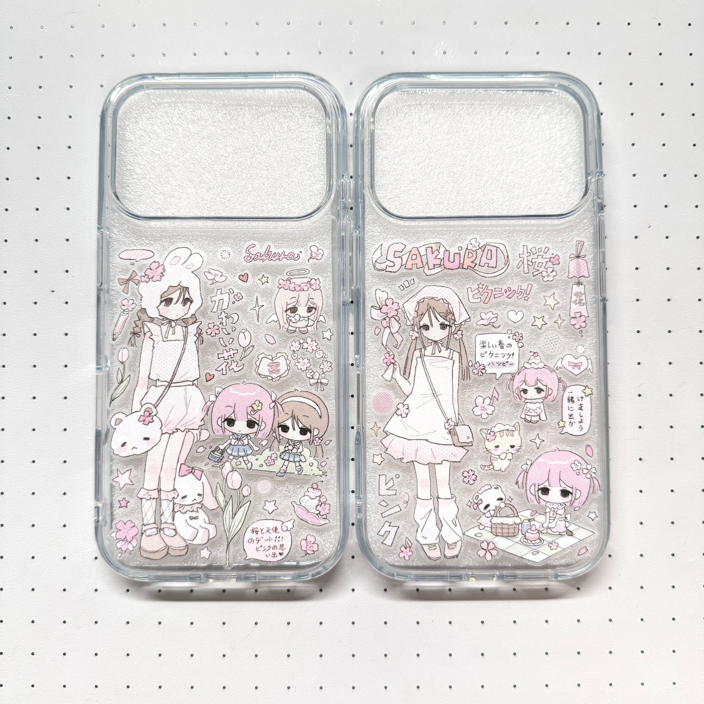 Sakura Angle Handmade Sticker Phone Case Samsung Case