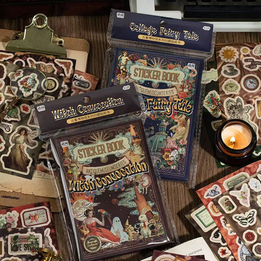 45Pages Museum Series Retro Style Sticker Book