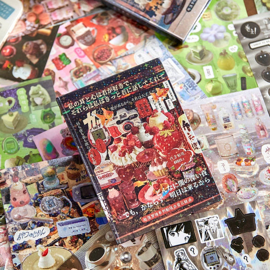 45 Sheets/Piece Vintage Decorative Sticker Book