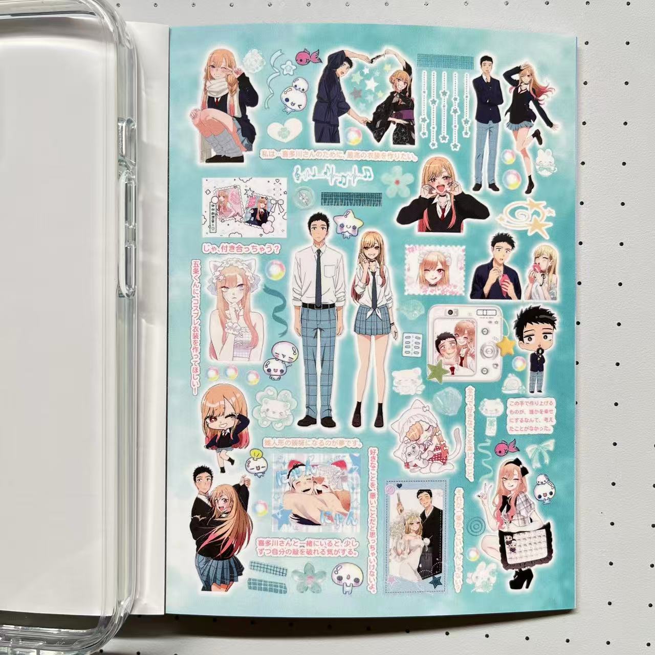 【Limited Edition 12】Chronicle Of Time's Love Sticker Book Handmade Sticker Phone Case