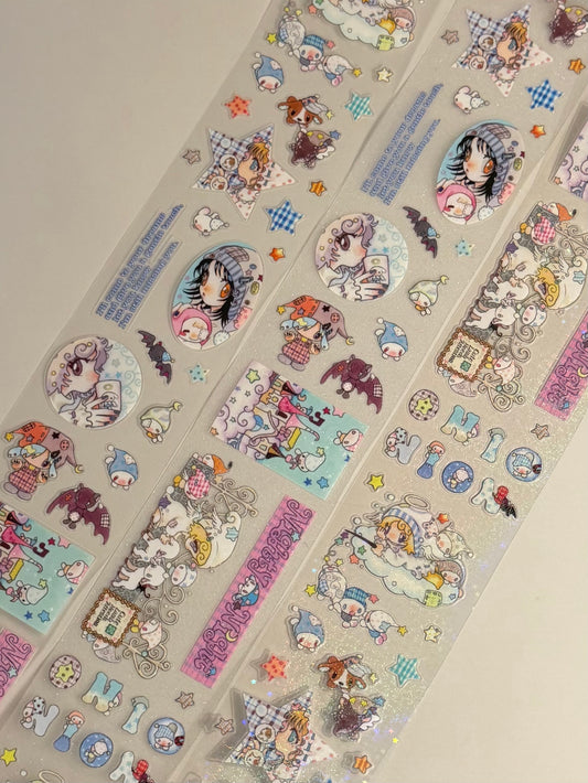 16in Good Night Sticker Roll