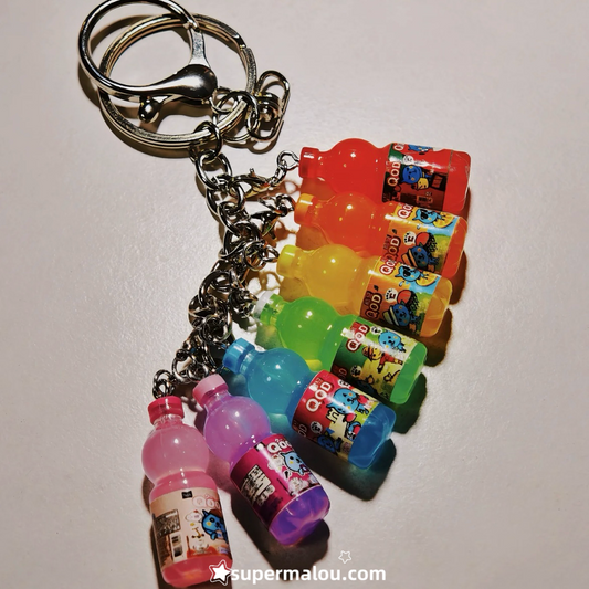 Qoo Mini Water Bottle Pendant Keychain