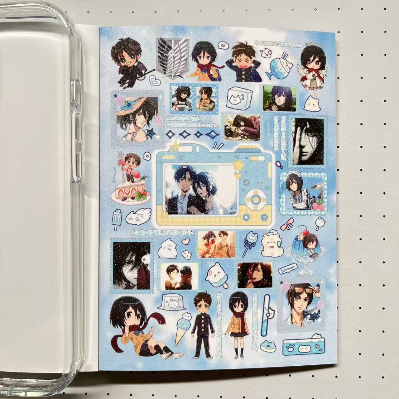 【Limited Edition 12】Chronicle Of Time's Love Sticker Book Handmade Sticker Phone Case