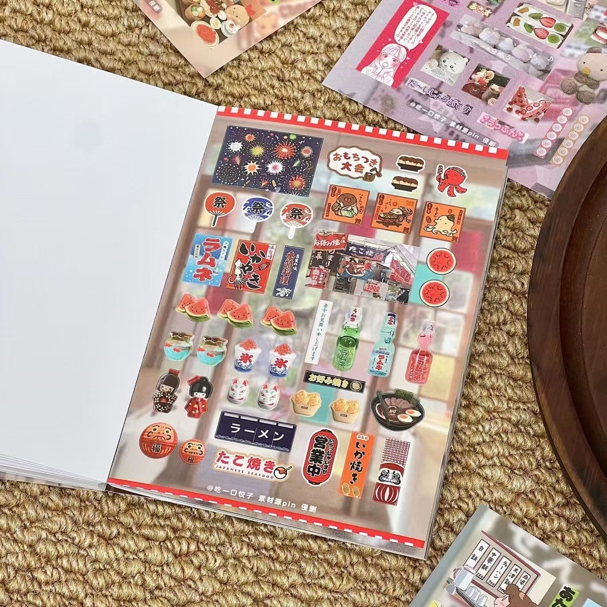 48Pages Japanese Cute Elements Sticker Book