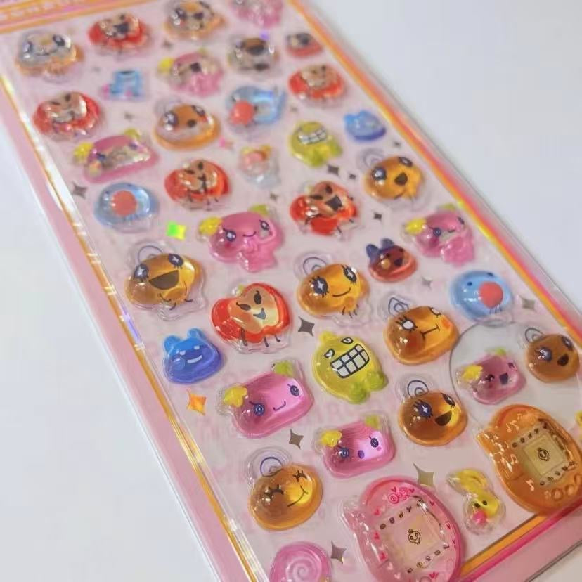 Tamagotchi 3D Stickers