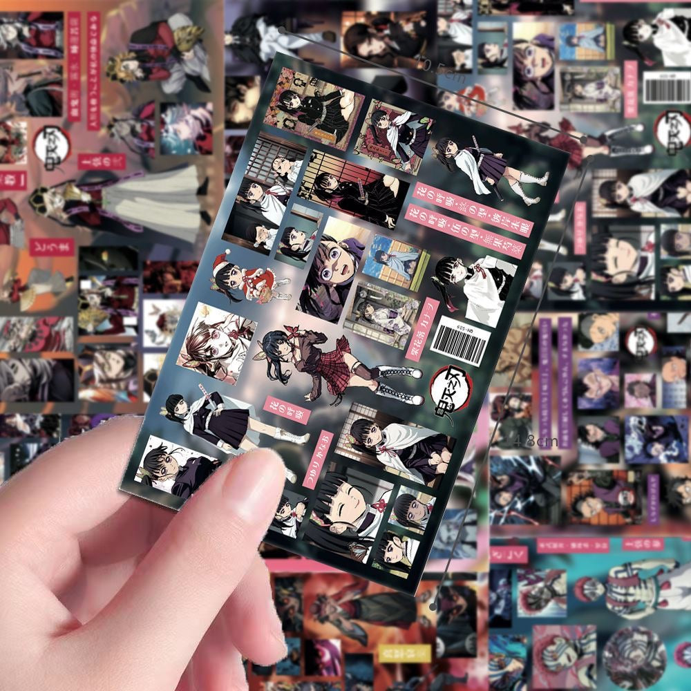 8 Sheets Demon Slayer Stickers D