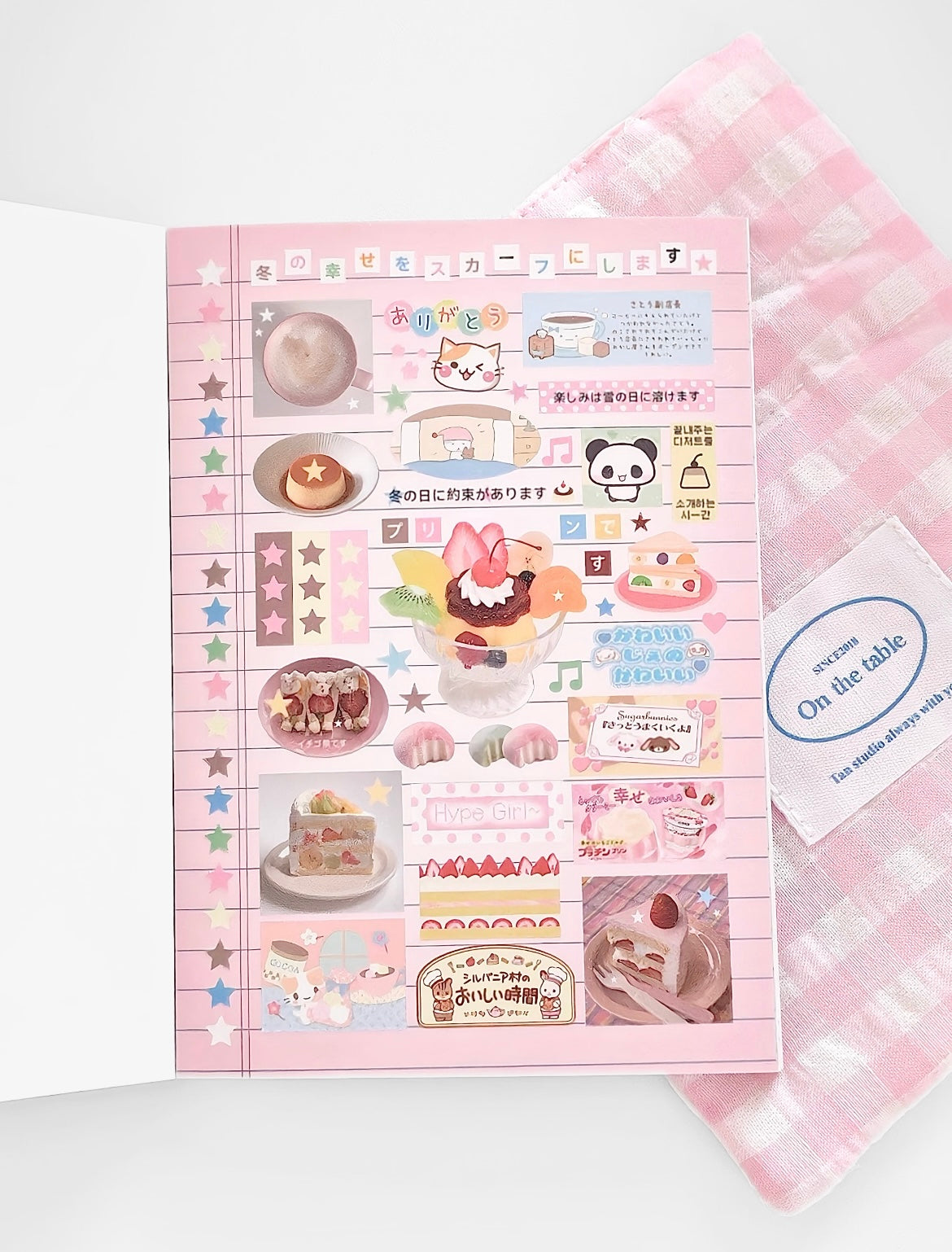 【Limited Edition】32Pages Happiness Echo Sticker Book