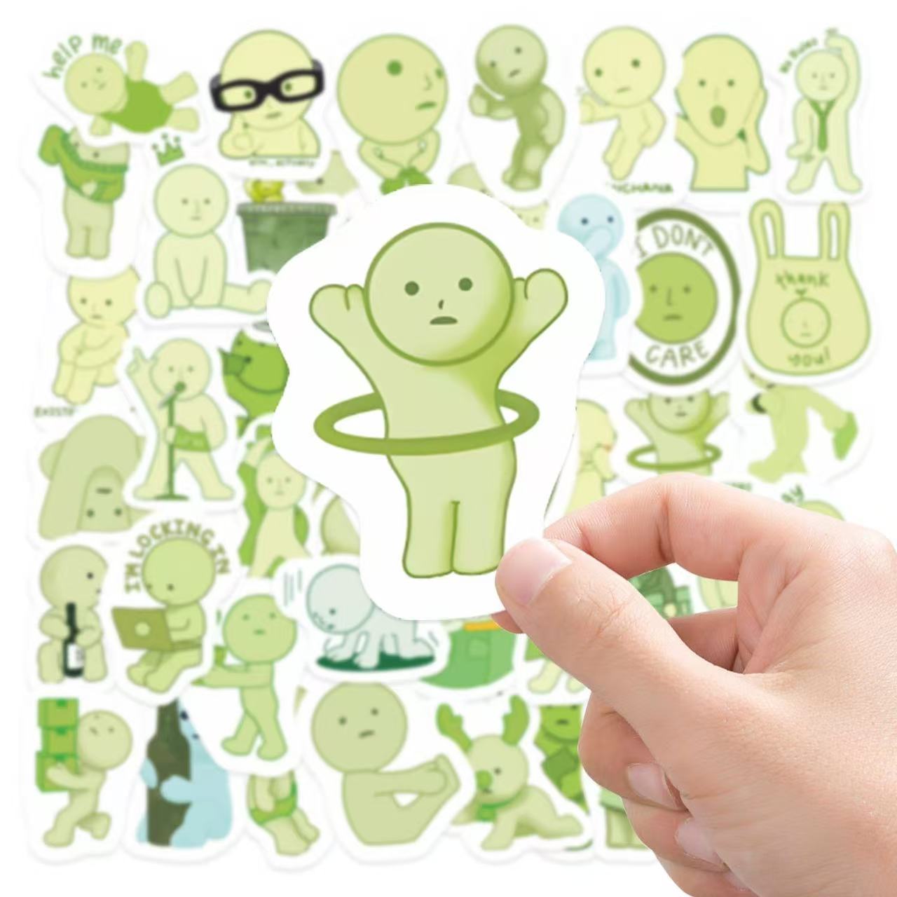 50Pcs Smiski Stickers Waterproof Stickers