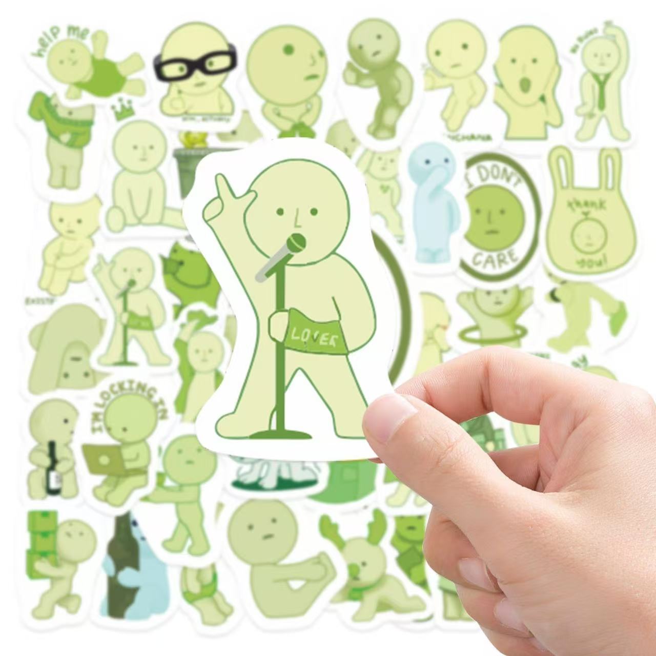 50Pcs Smiski Stickers Waterproof Stickers