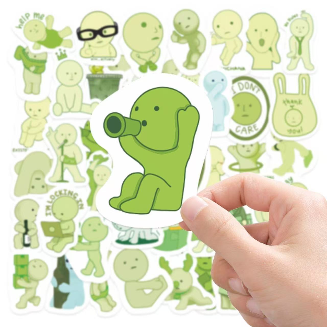 50Pcs Smiski Stickers Waterproof Stickers