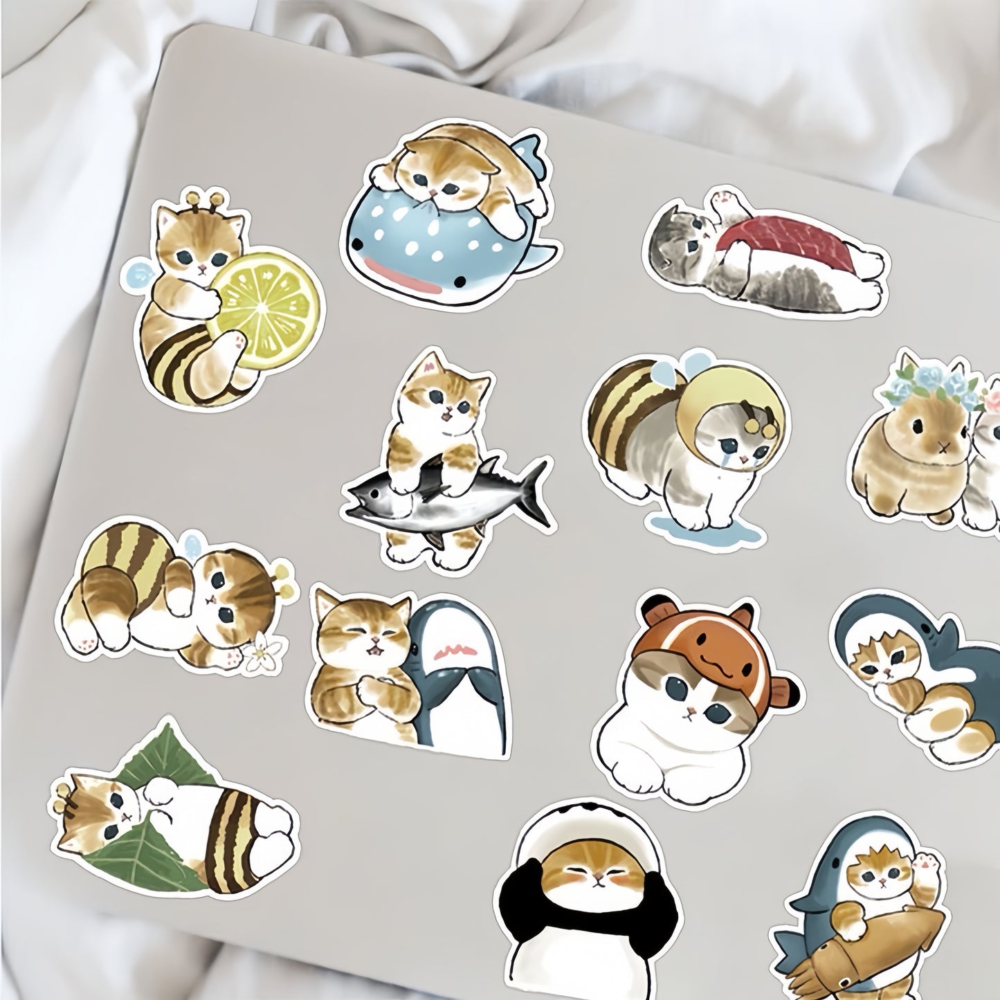 50pcs Mofusand Cute Waterproof Stickers