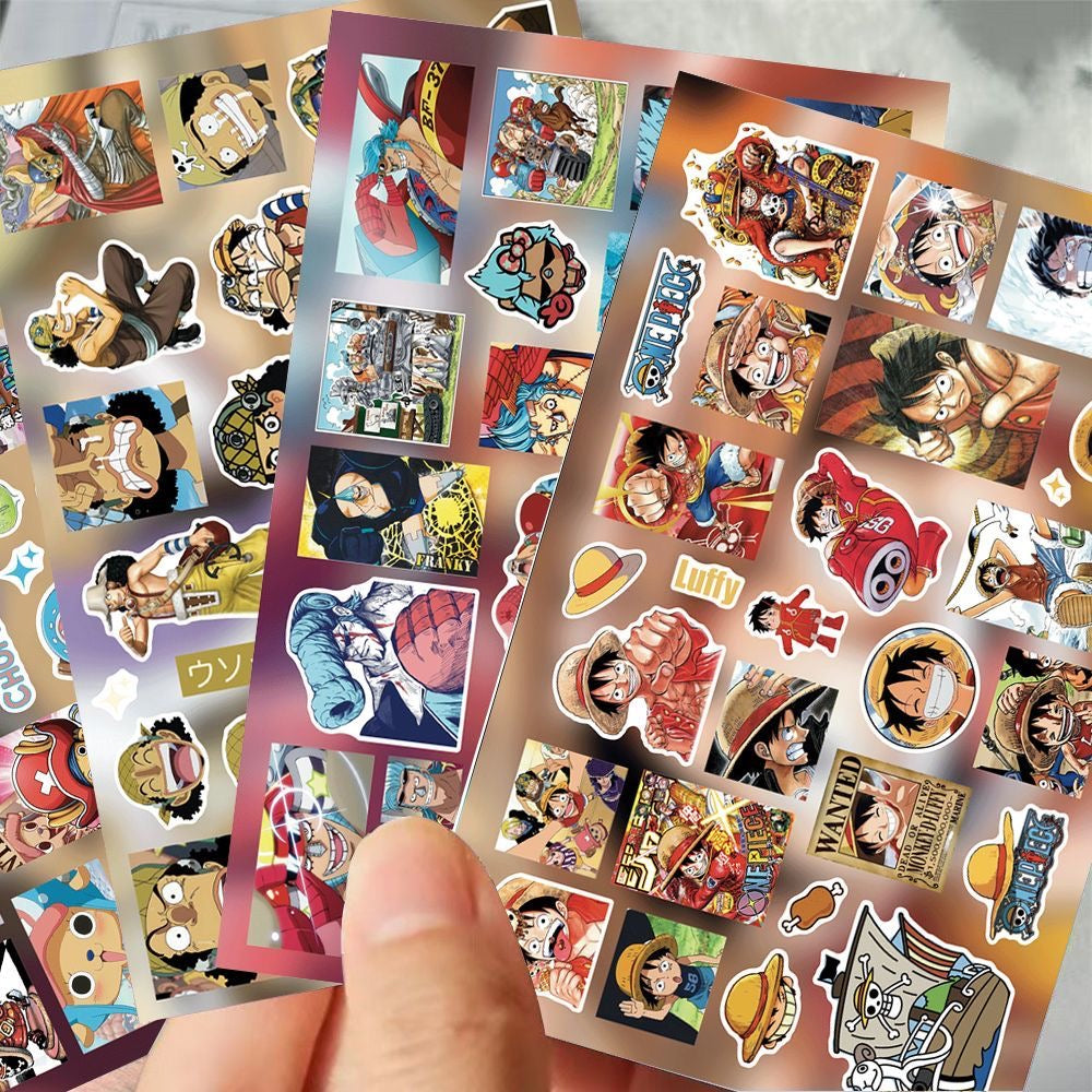 8 Sheets One Piece Stickers