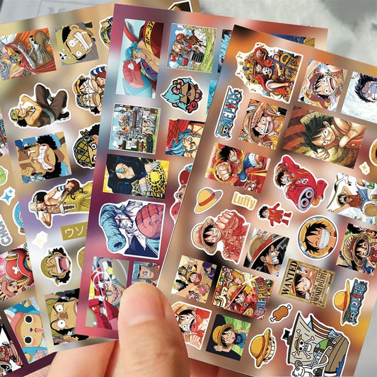 8 Sheets One Piece Stickers