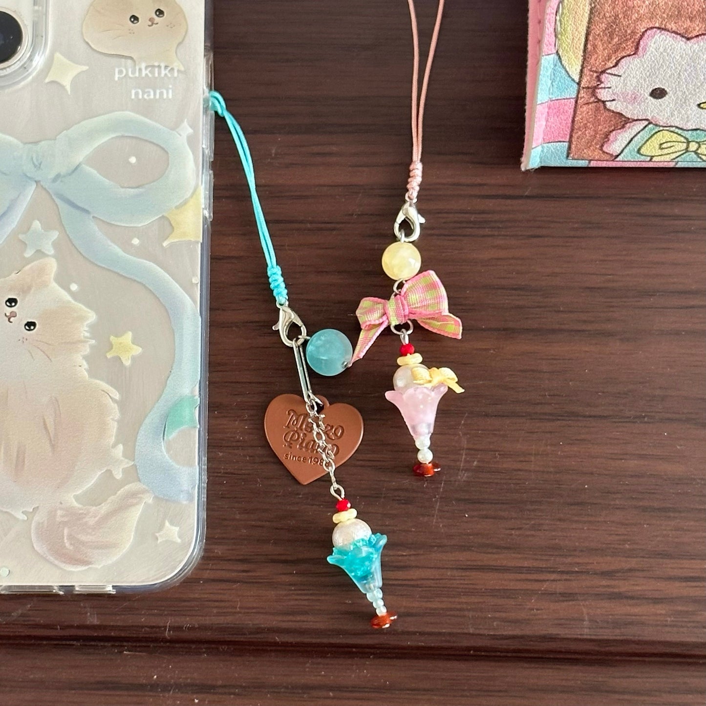 Dessert House Series Ice Cream Phone Chain