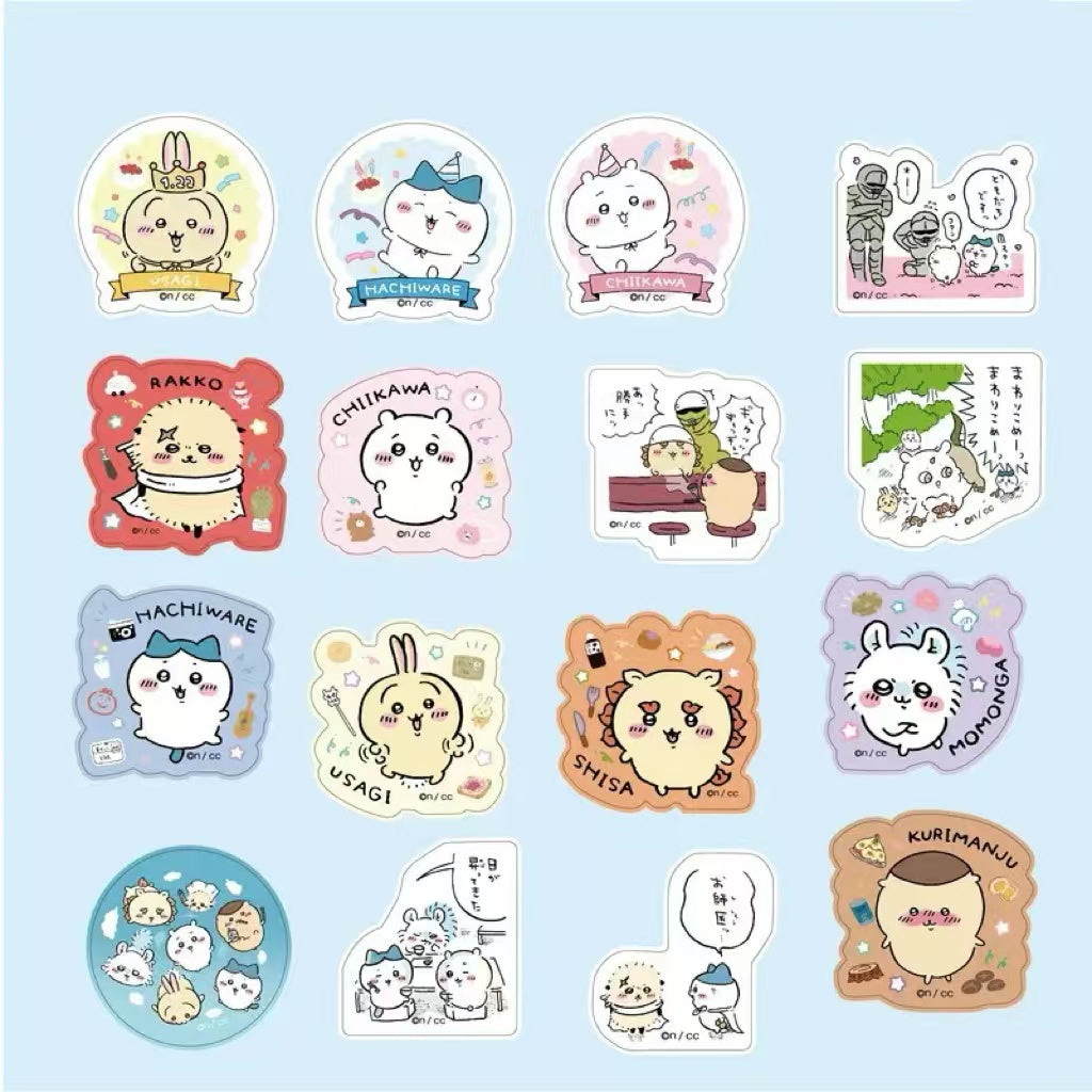 53pcs Chiikawa DIY Japanese Stickers