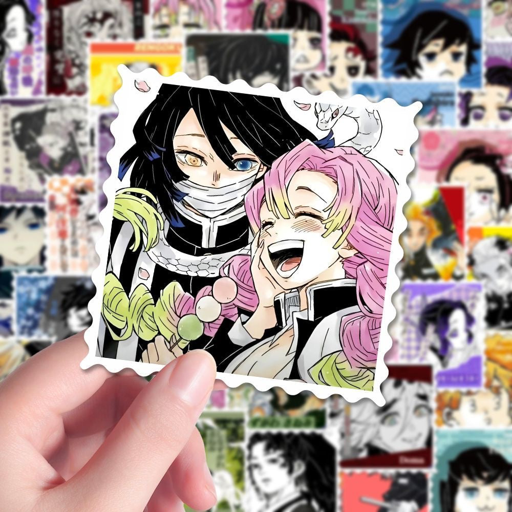 54Pcs Demon Slayer Stam Waterproof Stickers