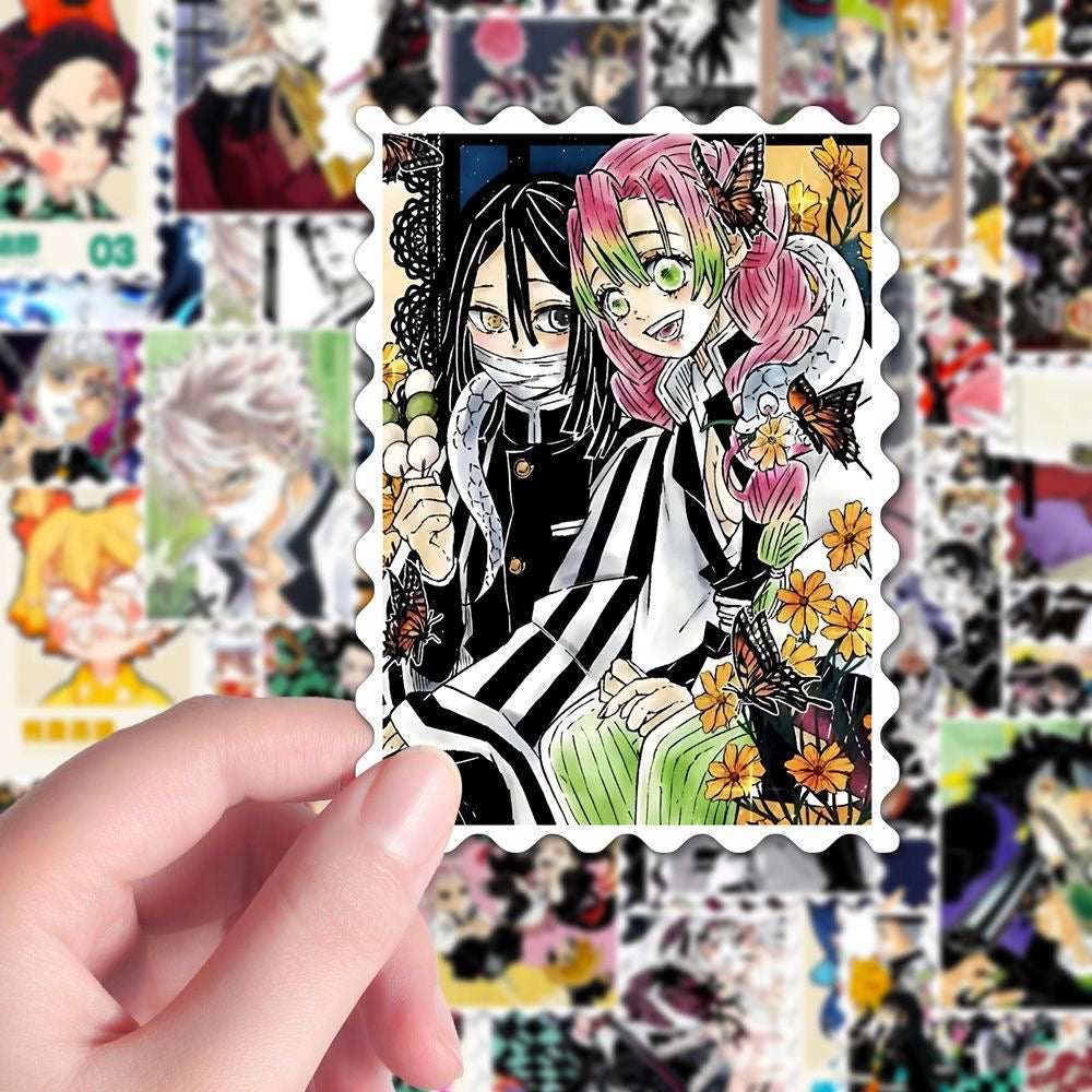 54Pcs Demon Slayer Stam Waterproof Stickers